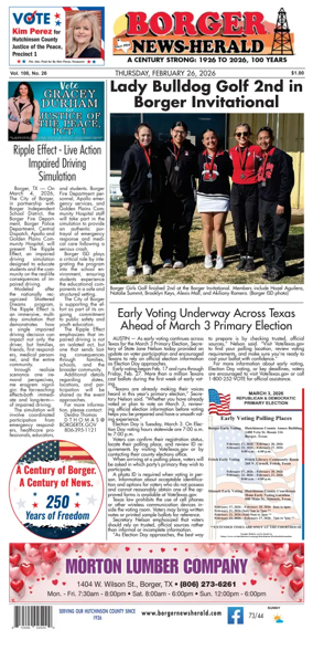 Cover of Borger News-Herald