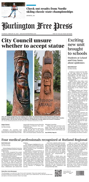 Cover of Burlington Free Press