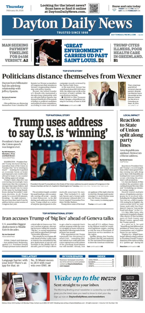 Cover of Dayton Daily News