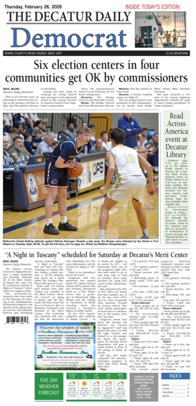 Cover of The Decatur Daily Democrat