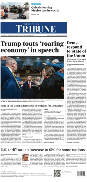 Cover of Great Falls Tribune