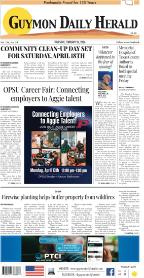 Cover of Guymon Daily Herald