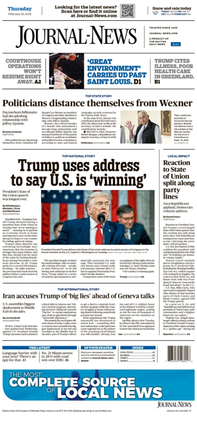 Cover of Hamilton Journal News