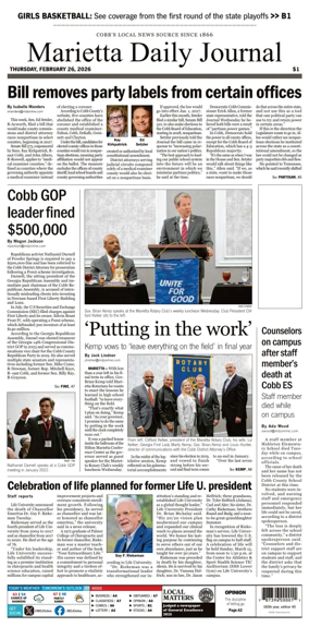 Cover of Marietta Daily Journal