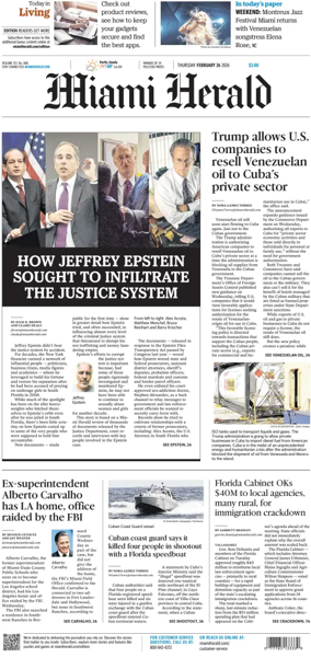 Cover of Miami Herald