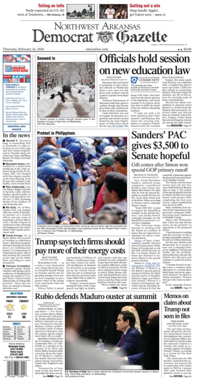 Cover of Northwest Arkansas Democrat-Gazette