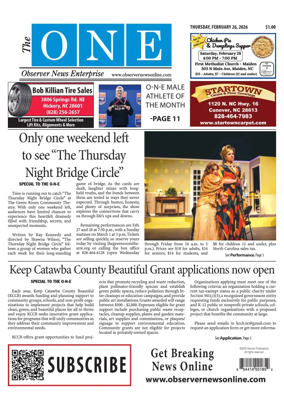 Cover of Observer News Enterprise