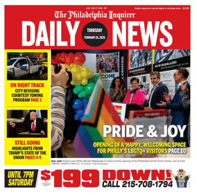 Cover of Philadelphia Daily News