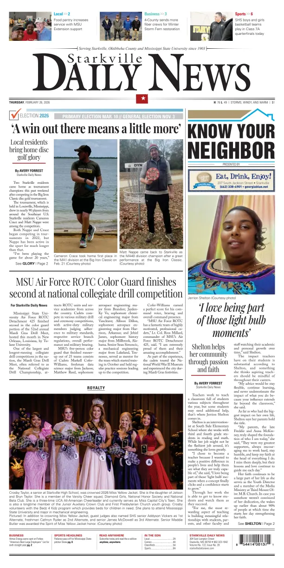 Cover of Starkville Daily News