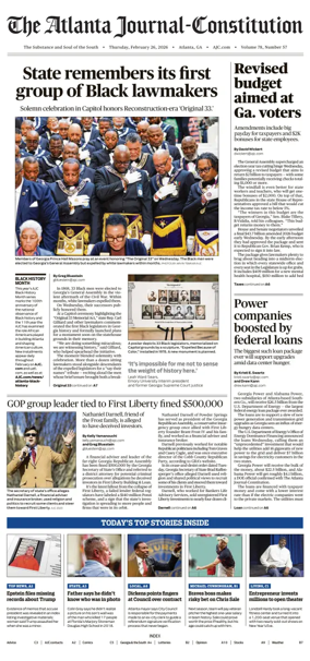 Cover of The Atlanta Journal-Constitution