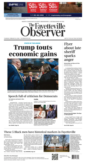 Cover of The Fayetteville Observer