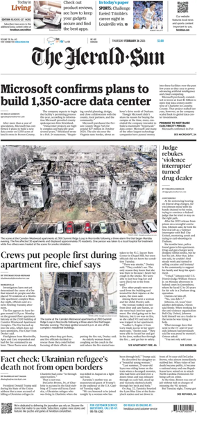 Cover of The Herald Sun