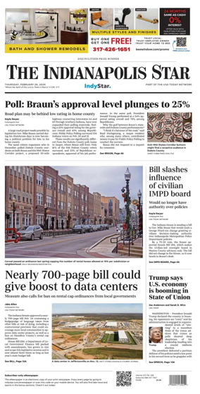 Cover of The Indianapolis Star