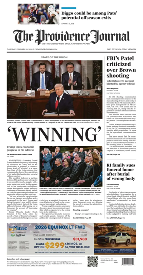 Cover of The Providence Journal