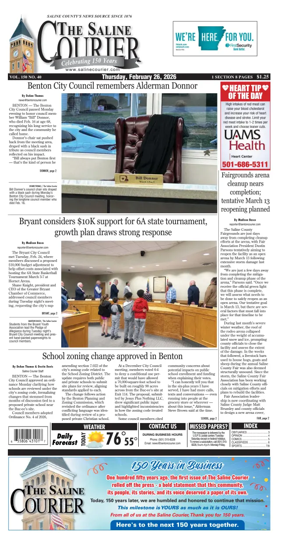 Cover of The Saline Courier