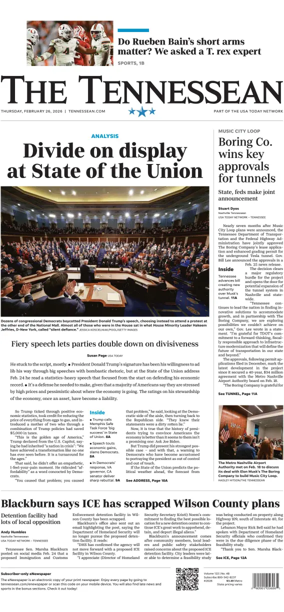 Cover of The Tennessean