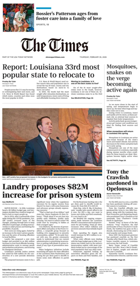 Cover of The Times (Shreveport)