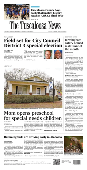 Cover of The Tuscaloosa News