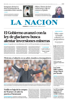 Cover of La Nacion