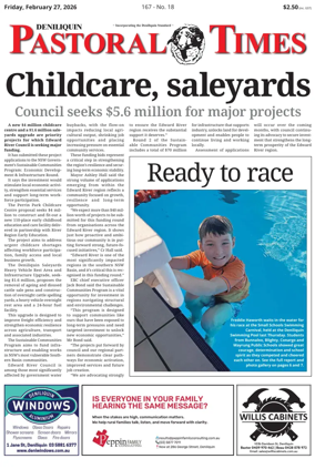 Cover of Deniliquin Pastoral Times