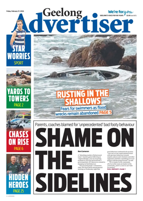 Cover of Geelong Advertiser