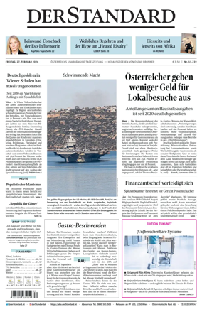 Cover of Der Standard