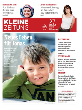 Cover of Kleine Zeitung Steiermark