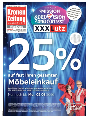 Cover of Kronen Zeitung