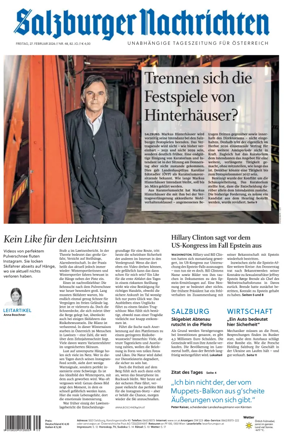 Cover of Salzburger Nachrichten