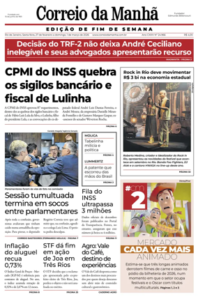 Cover of Jornal Correio da Manha