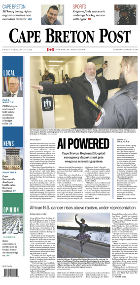 Cover of Cape Breton Post