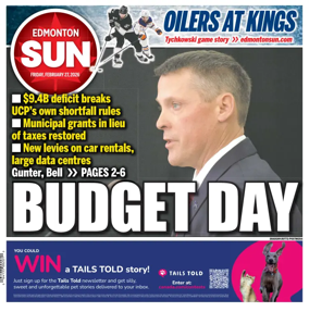 Cover of Edmonton Sun