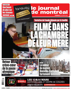 Cover of Le Journal de Montreal