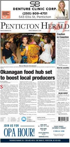Cover of Penticton Herald