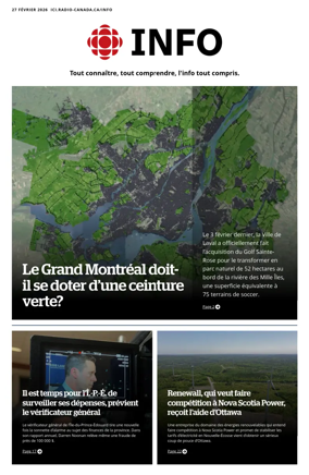 Cover of Radio-Canada Info