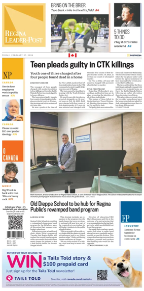 Cover of Regina Leader-Post