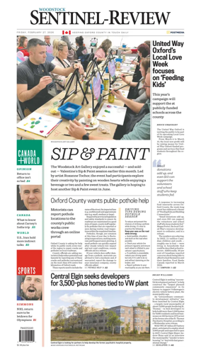 Cover of Sentinel-Review (Woodstock)