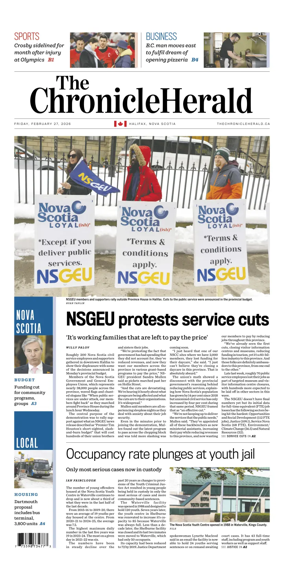 Cover of The Chronicle Herald (Metro)