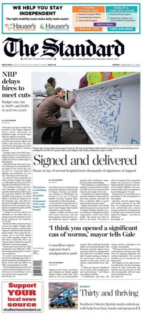 Cover of The Standard (St. Catharines)