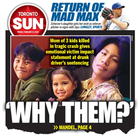Cover of Toronto Sun