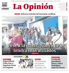 Cover of La Opinion