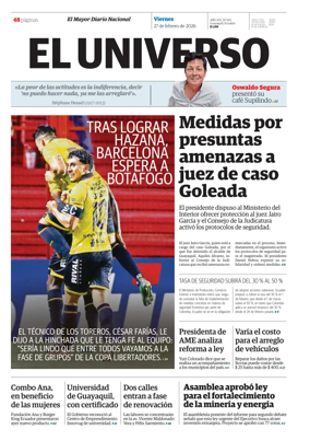 Cover of El Universo