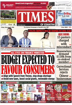 Cover of Times of Eswatini