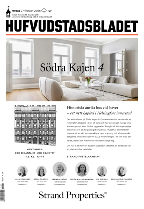 Cover of Hufvudstadsbladet