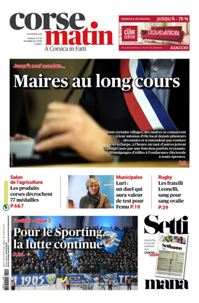 Cover of Corse Matin