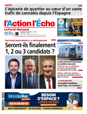 Cover of l'Action l'Echo (La Ferte-Bernard)