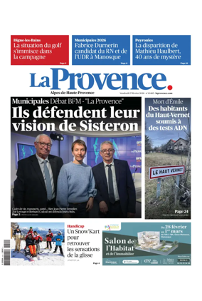 Cover of La Provence Alpes-de-Haute-Provence
