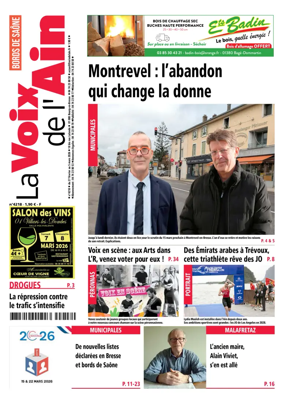 Cover of La Voix de l’Ain Bords de Saone