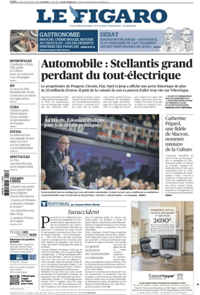 Cover of Le Figaro