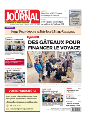 Cover of Le Petit Journal - L'hebdo du Pays Toulousain